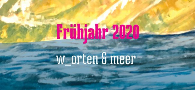Neue Verlagsvorschau Frühjahr 2020